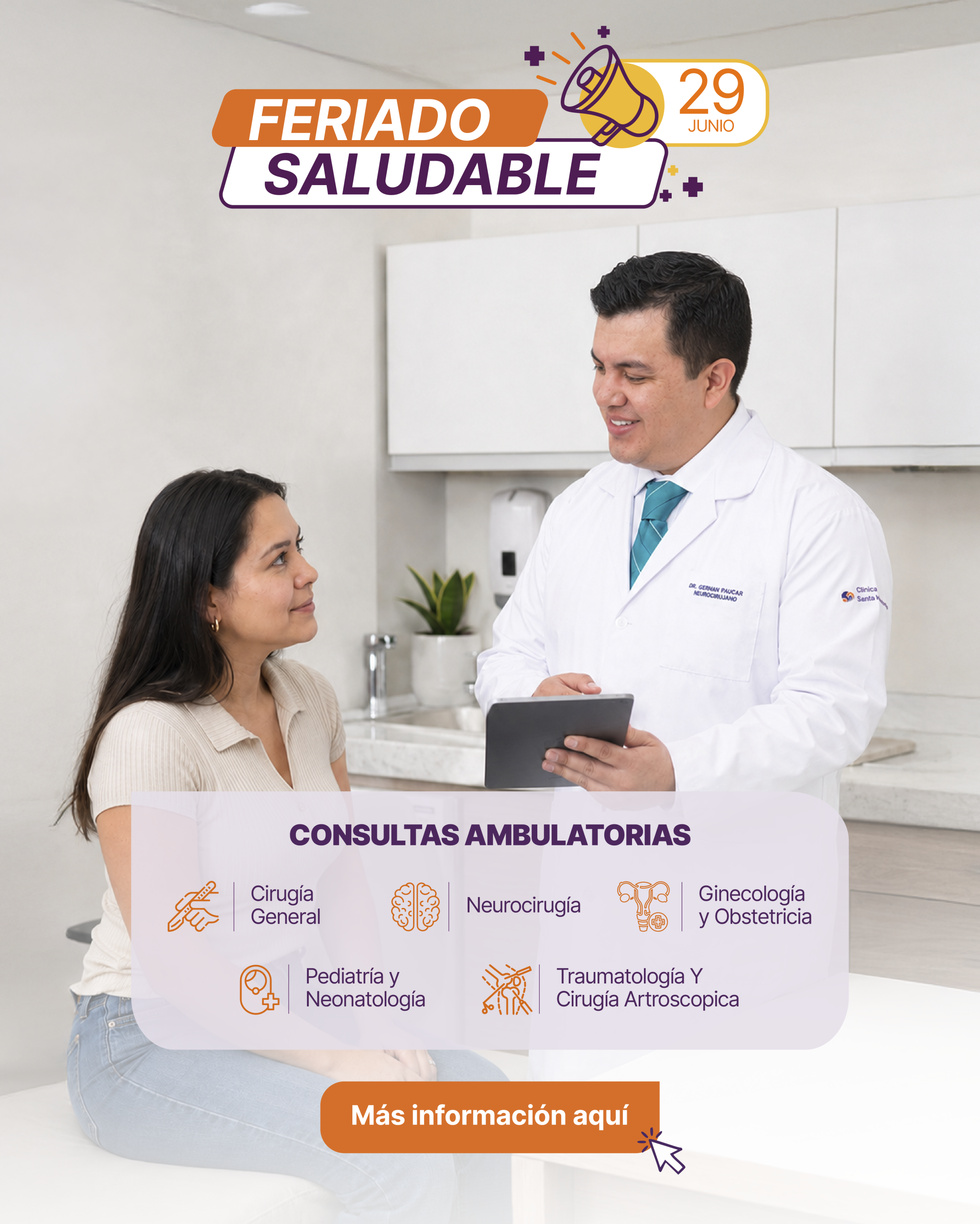 FERIADO SALUDABLE 29 DE JUNIO