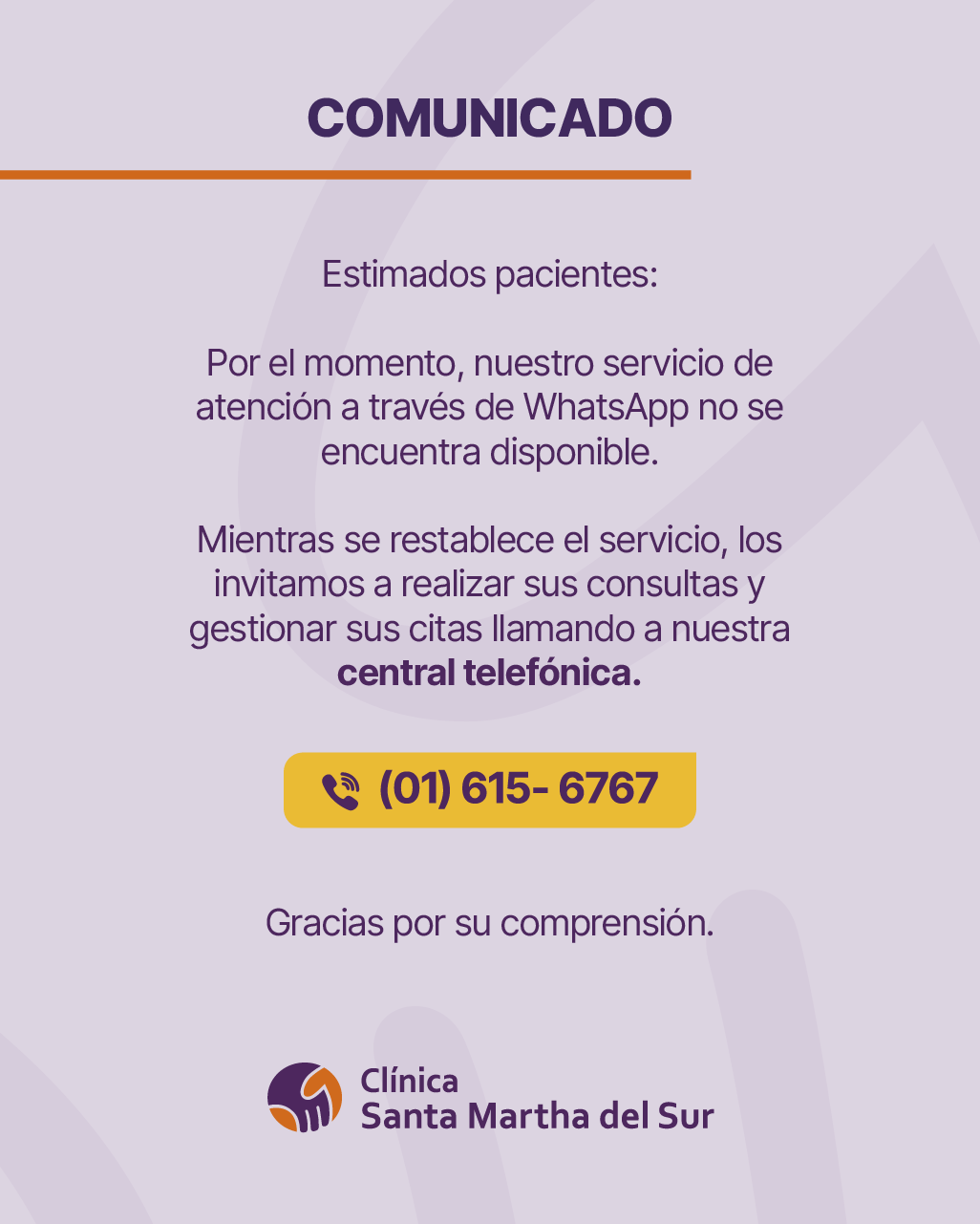 COMUNICADO TELEFONO